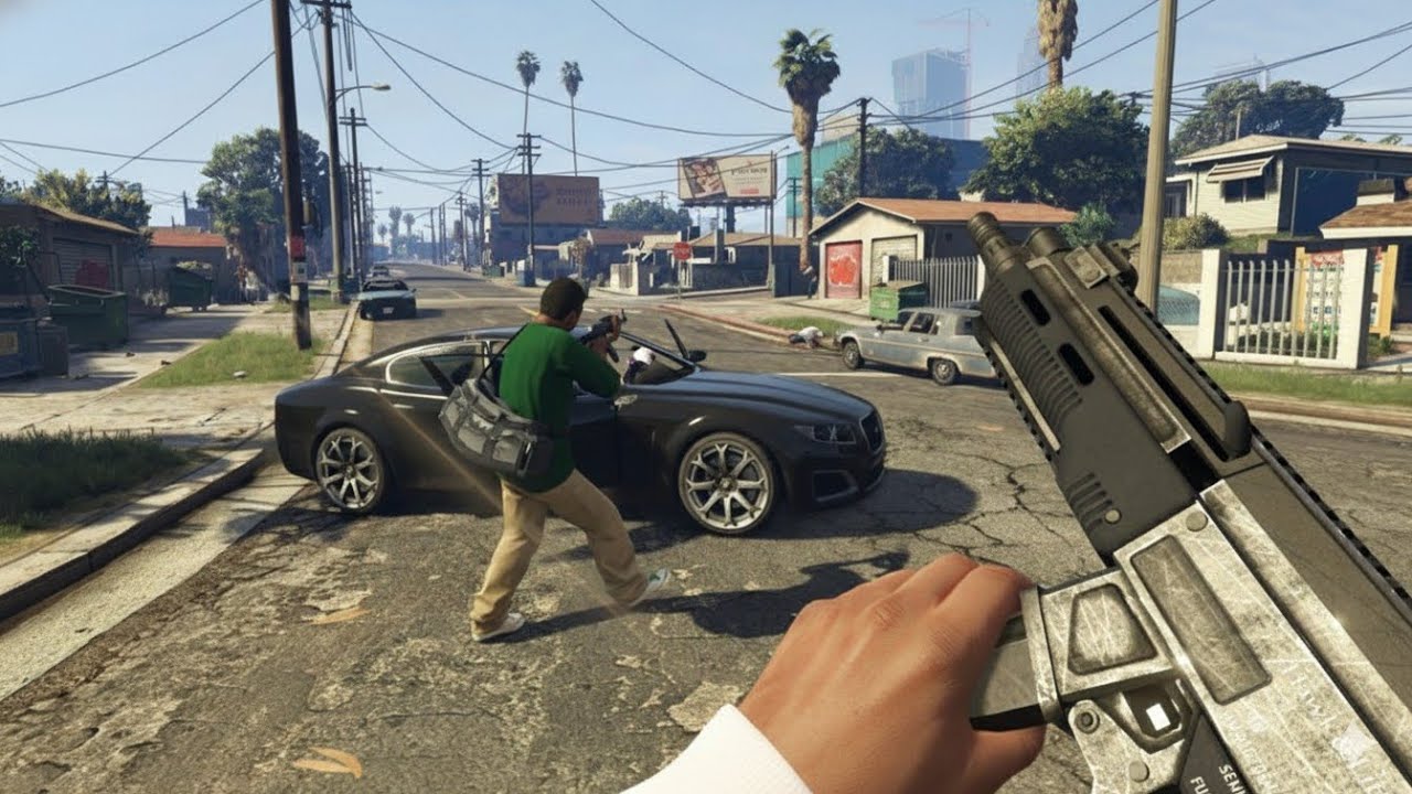 Trevor and Michael vs The Ballas Gang+Police 😱 || GTA 5 
