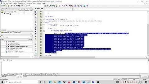 VHDL สำหรับ Serial Communication Output(Tx) บน Quartus II