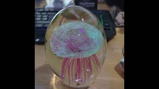 ✝️ Another thrift store find / WITH A SURPRISE FEATURE / Jellyfish glass art 🪼 #christ #jesuslovesus