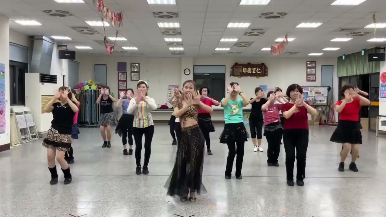20260224小野貓鈕扣運動舞，陳諺羚老師指導，安平班天妃里活動中心。陳諺羚老師手機0988668873