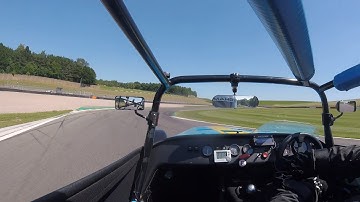 Checking out the Old Hairpin gravel - Caterham 270R