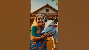 Cow Gives 1000 Litre Milk to Grandmother 😱🥛🐮 #ai #cow