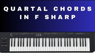 F SHARP QUARTAL CHORDS PIANO TUTORIAL ( Instructor - Caleb Fadhili)