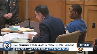 Man sentenced to 20 years in prison in 2021 Labor Day homicide