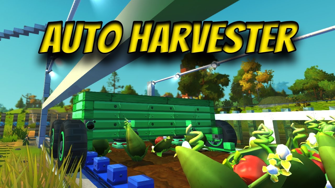 Scrap Mechanic Survival | How to build Auto Harvester