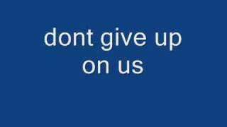 dont give up on us - david soul
