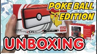 Nintendo NEW 2DS XL PokeBall Edition Unboxing !!