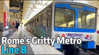 ⁴ᴷ⁶⁰ Exploring Rome's Gritty Metro - Line B