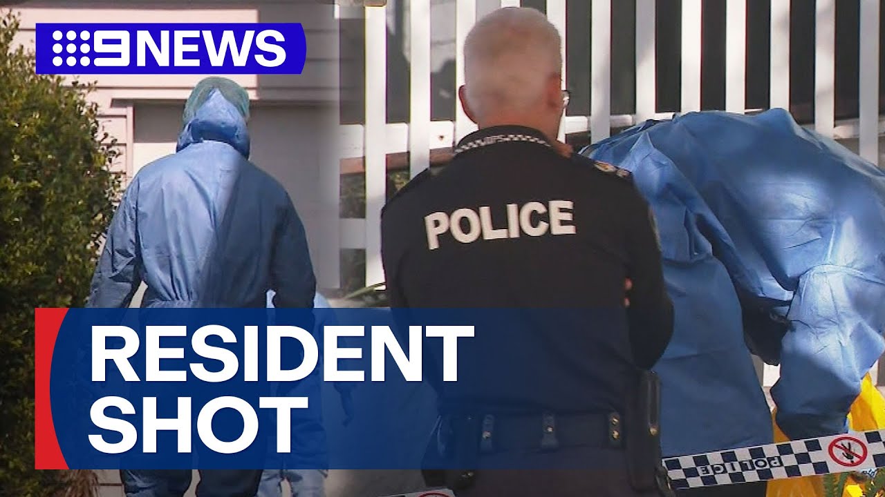 Man shot in violent home invasion | 9 News Australia - YouTube