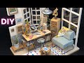 Diy miniature house  my cozy office  relaxing music  what a tiny world
