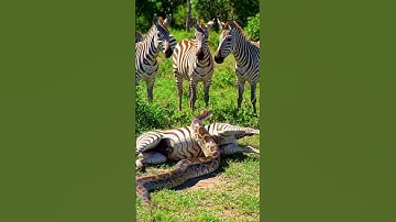 Python vs Zebra 🐍🦓 Shocking Jungle Attack! #youtubeshorts #python #vs #zebra #shorts #viral #short