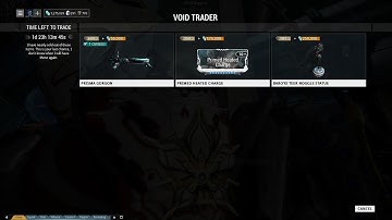 Warframe Void Trader PC 4/03/2015