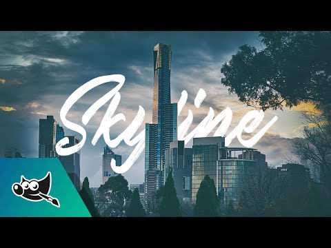 GIMP Tutorial: Skyline Text Effect