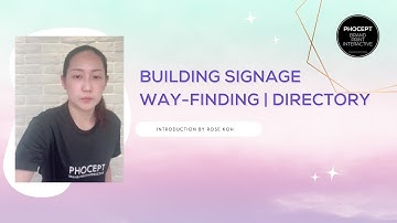 Building Signage - Directory and Wayfinding Sign.