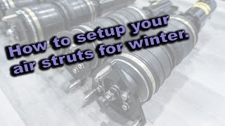 How to setup your air struts for winter. screenshot 4