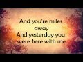 Ed Sheeran- Autumn Leaves- Lyrics