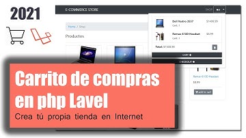 Shopping cart en laravel - como crear una tienda ecommerce 💪💪👍👍🥇