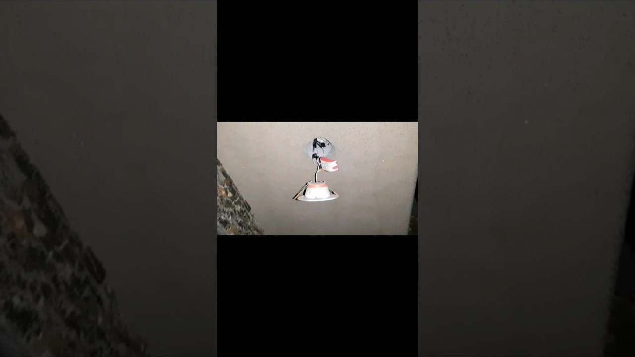 Ceiling Light Installation and Muramat at Home 