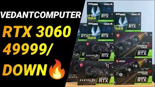 RTX 3060 12GB Graphics Card at only Rs.49999 at vedant computers best deal #SHORTS