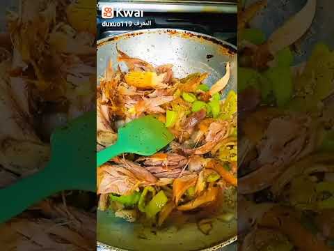 طريقه شاورما البط من بواقى البط