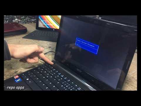 How to reset/Clear bios password on Acer Aspire One 722