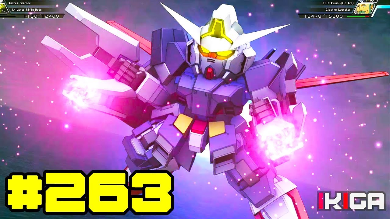 クラランス 263 AGE 1 FULL GLANSA GUNDAM ALL ATTACKS SHOWCASE - SD GUNDAM G