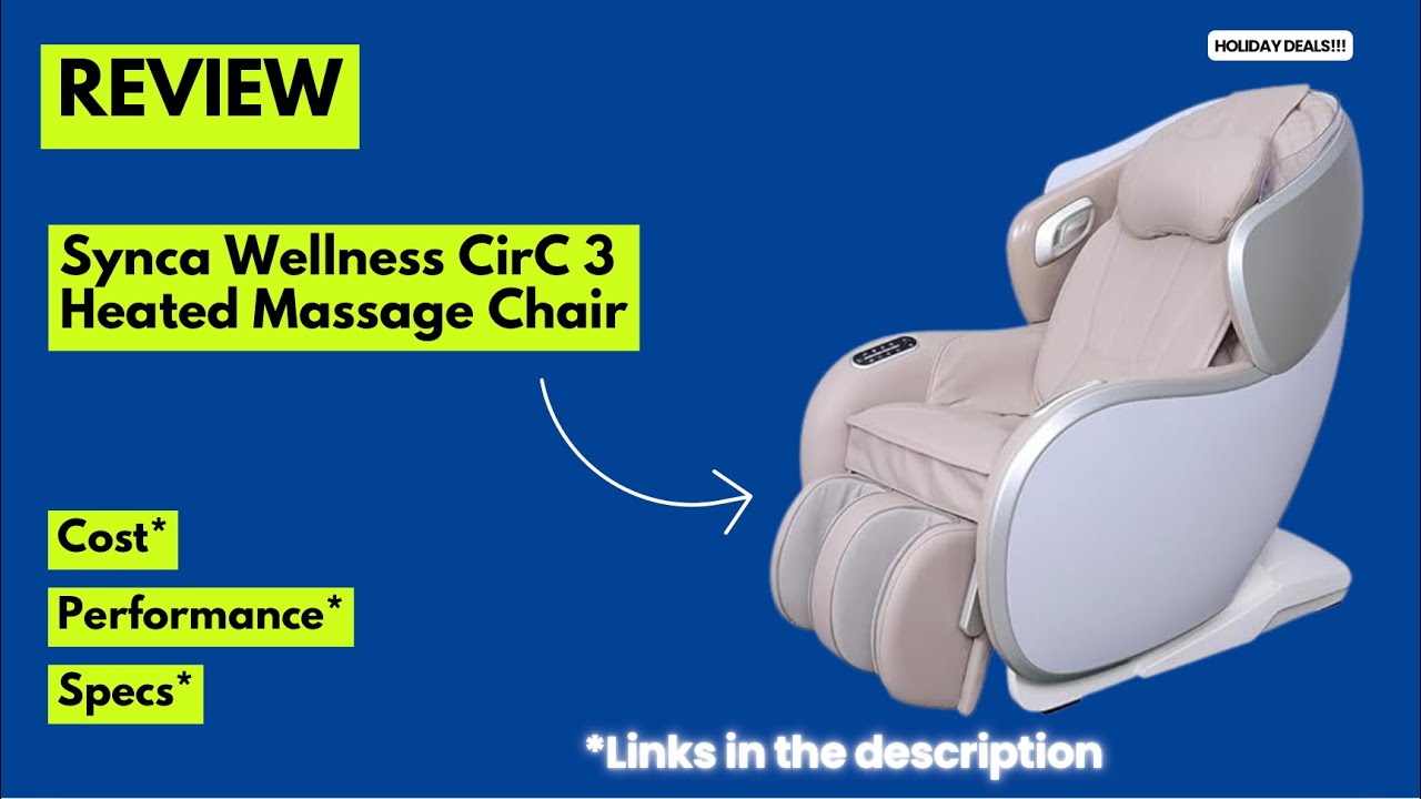Обзор массажного кресла с подогревом Synca Wellness CirC 3 | Невесомость для всего тела, SL Track...