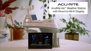 AcuRite Iris (5-in-1) Home Weather Station with Direct-to-Wi-Fi Wireless Display and My AcuRite App