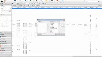 Using the Contact List View - Exporting ACT! and Act4Advisors fields to Excel
