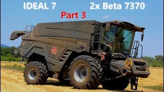 Massey Ferguson IDEAL 7 & Beta 7370 - *Full/sound* Part 3