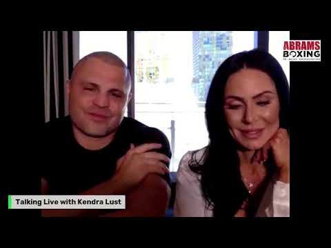 BJ Flores and Actress Kendra Lust talking Canelo V Saunders