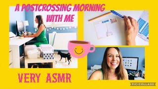 A POSTCROSSING morning with me writing postcards! - very ASMR video!