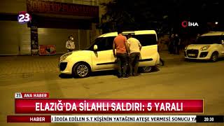 ELAZIĞ’DA SİLAHLI SALDIRI: 5 YARALI Resimi