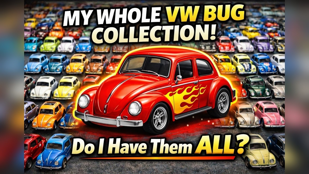 Вся моя коллекция машинок Hot Wheels VW Beetle — после последних покупок, есть ли у меня все?