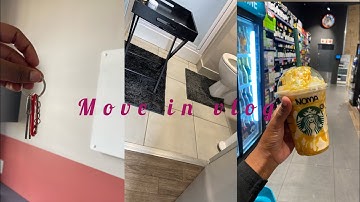 VLOG: Move into res/uni with me+ Empty room tour| Unboxing| wits student Part 1