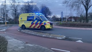 [4K] ambulance met spoed naar ziekenhuis