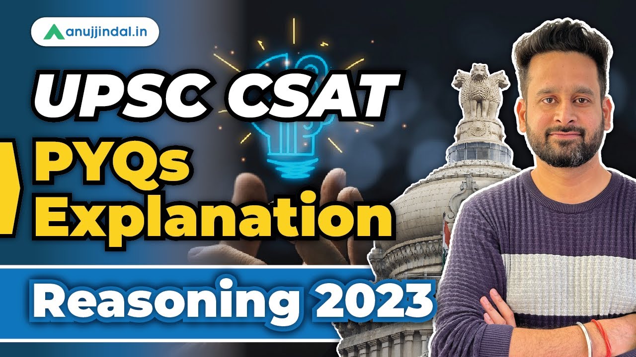 CSAT 2024 Preparation | UPSC Prelims 2024 | CSAT 2023 Reasoning PYQs ...