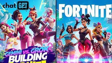 🕹️Chatgpt vs Gemini vs Grok Make Fortnite from Scratch 🎮