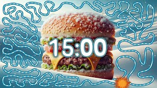 15 Minute Christmas themed burger 🍔 bomb 💣 timer