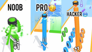 NOOB Vs PRO Vs HACKER— Long Neck Run 3D #longneckrun #gaming #viral