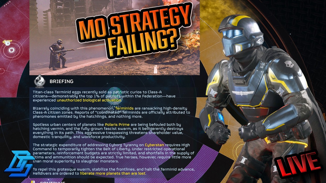 🔴 Helldivers 2 LIVE: Helldiver Strategies Failing? 😖 More Randomized Builds!