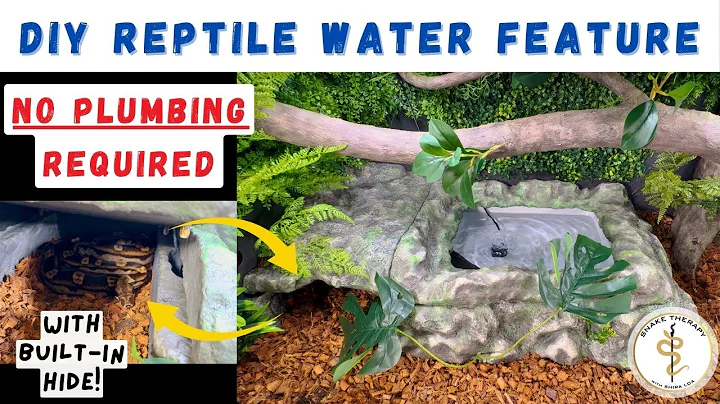 Easy DIY Water Feature For Reptile Enclosures- No Plumbing Required!