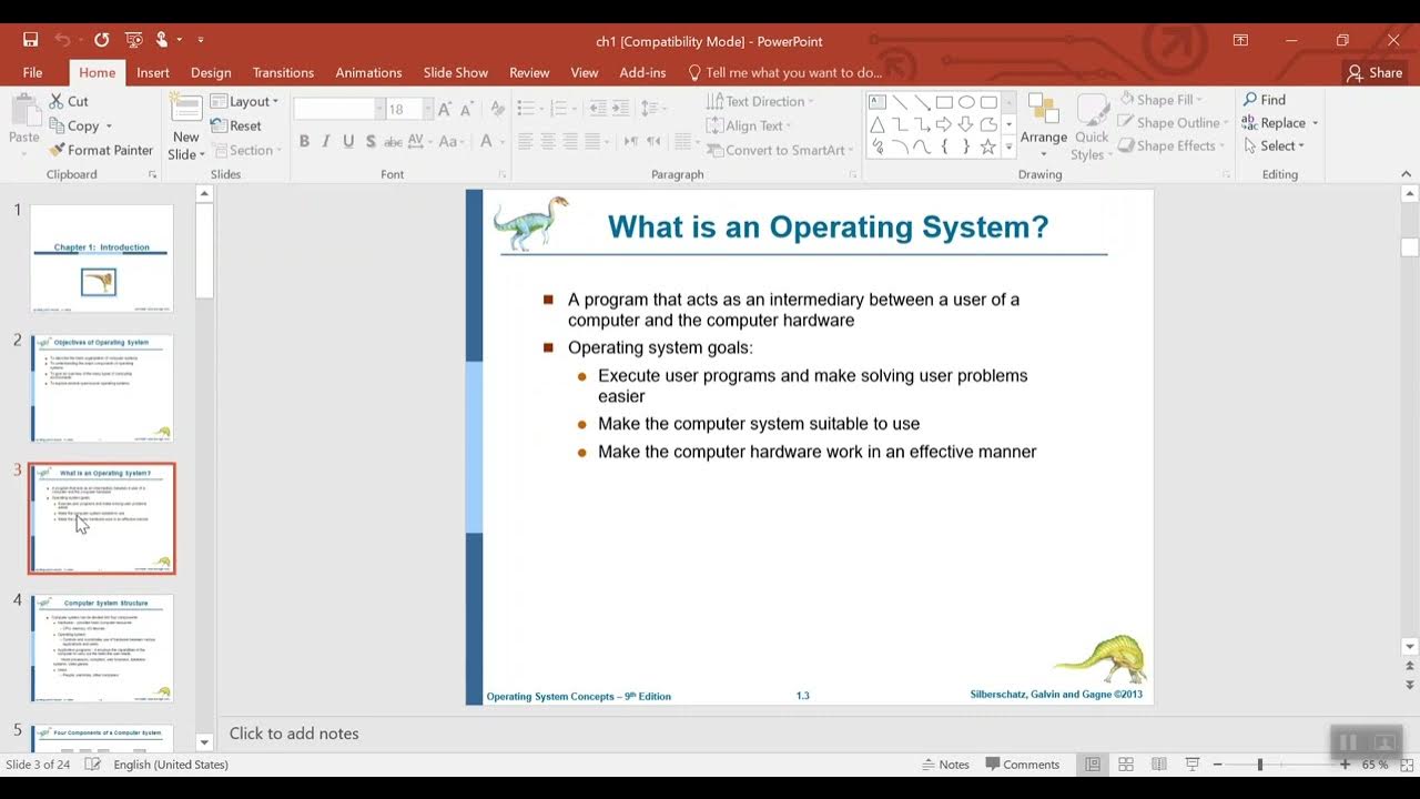 introduction operating system part 1 - YouTube