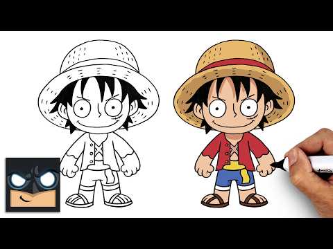 How to Draw Luffy | One Piece
