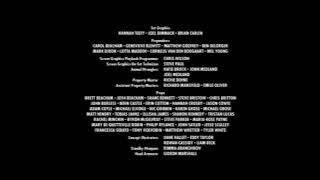 Aquaman (2018) end credits (TBS live channel)