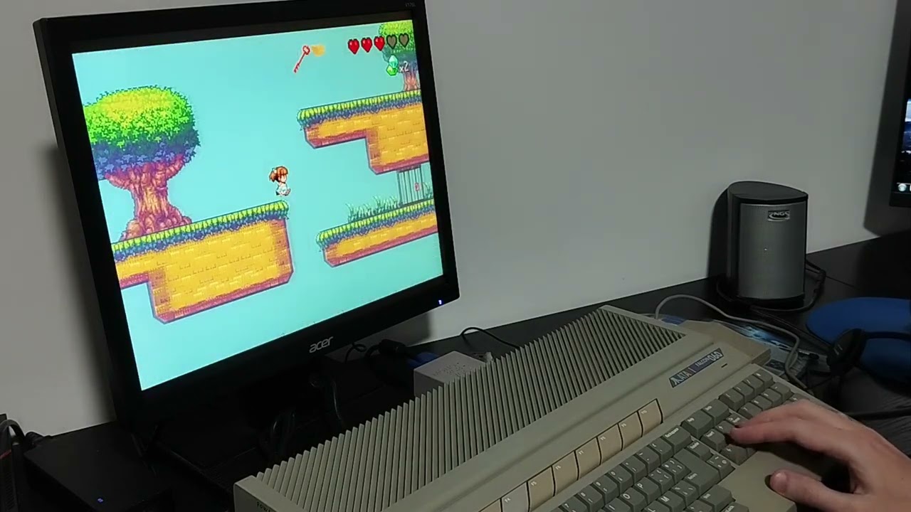 Alice's Mom's Rescue a Puzzle Platformer for Atari Falcon CT60