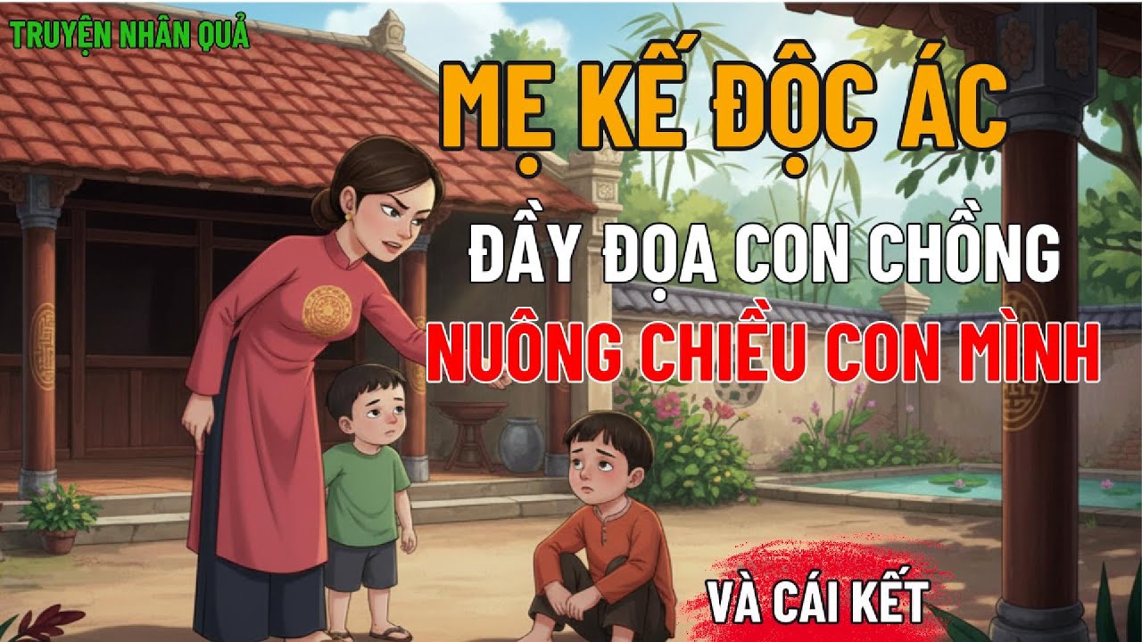 Chồng Vừa Mất, Mẹ Kế Đã Đầy Đọa Con Riêng, Nuông Chiều Con Đẻ... Và Cái Kết Cực Đau Đớn