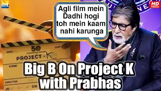 Amitabh Bachchan shares experience of working on the sets of Prabhas's Project K in Hyderabad