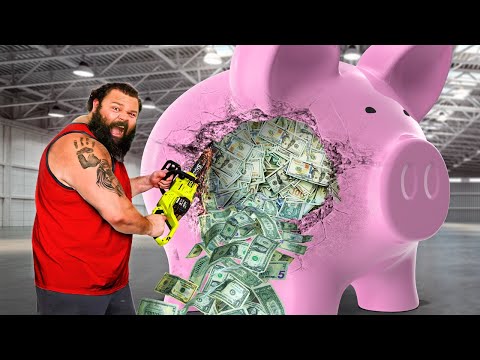 hqdefault - World&#39;s Strongest Man vs BULLETPROOF Piggy Financial institution