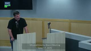 McLeod County Board Meeting June 17th, 2025